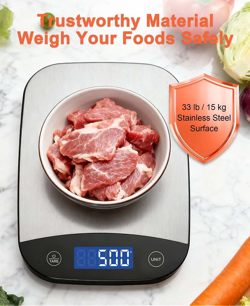 Sugift Kitchen Food Scale Led Display