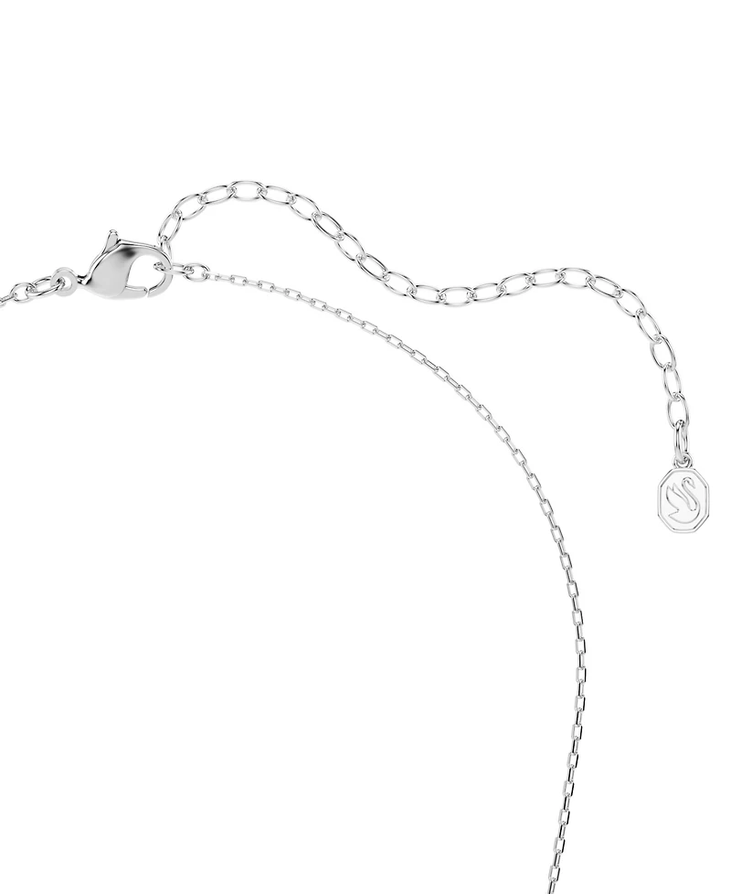 Swarovski Mixed Cuts, Arrow, White, Rhodium Plated Idyllia Pendant Necklaces