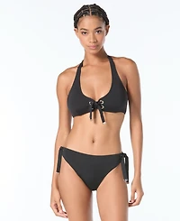 Michael Kors Women's Grommet Halter Bra Top