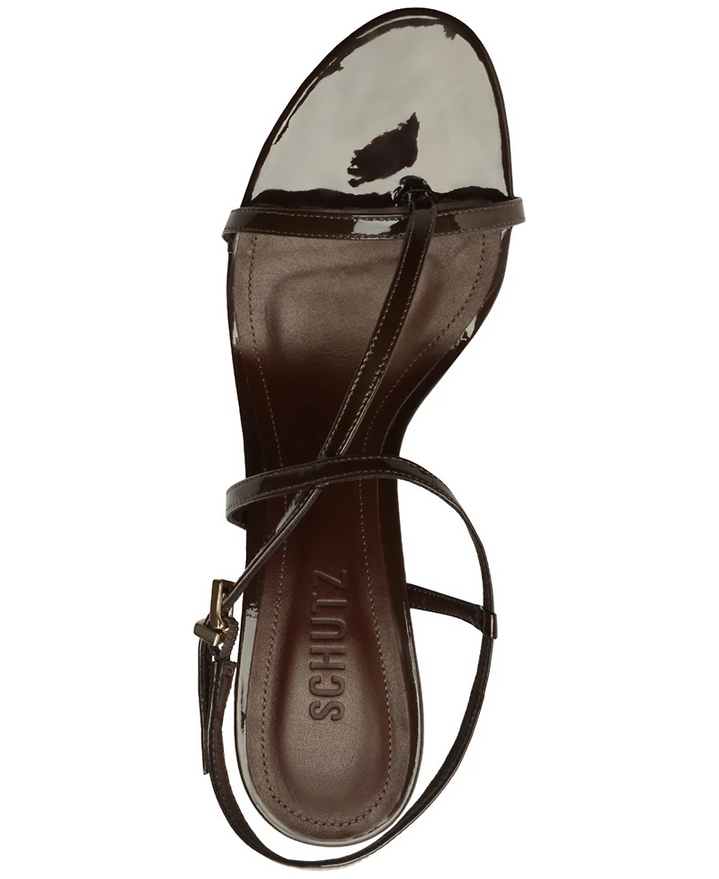Schutz Women Azure Mid Stiletto Heel Dress Sandals