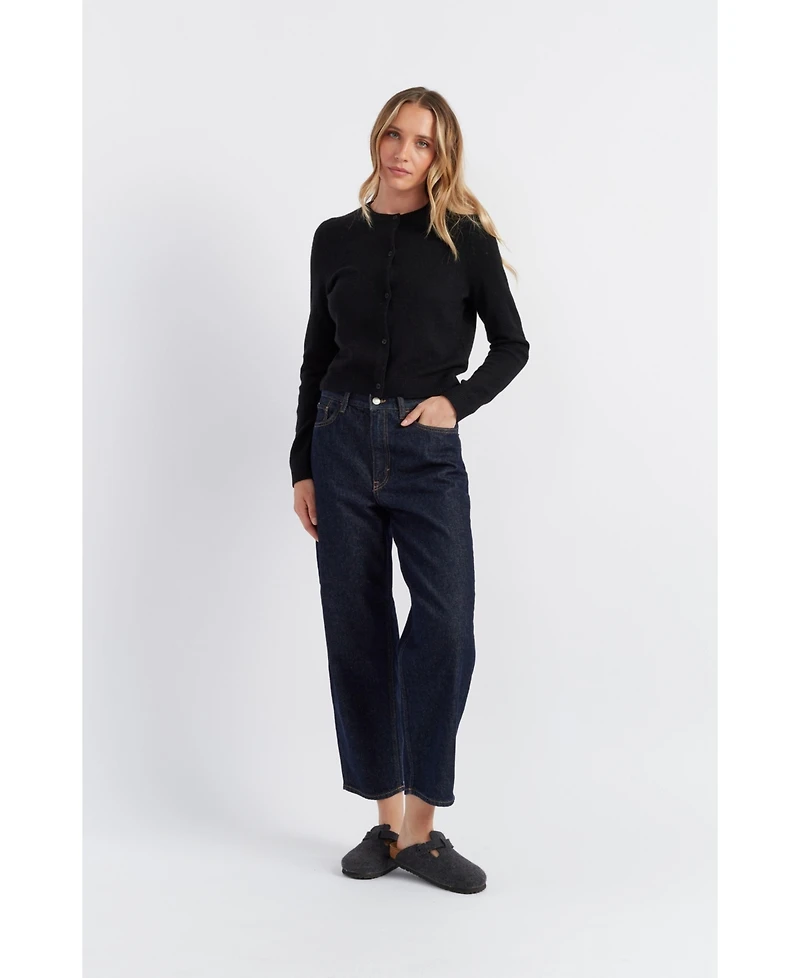 Chinti & Parker Women's Pure Cashmere Summer Cropped Cardigan