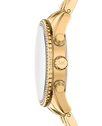 Michael Kors Women's Bryant Three-Hand Gold-Tone Stainless Steel Watch, 35mm