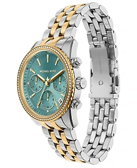 Michael Kors Women's Bryant Chronograph Two-Tone Stainless Steel Watch, 35mm