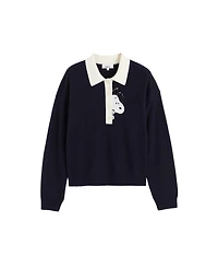 Chinti & Parker Women's Peanuts Polo Sweater