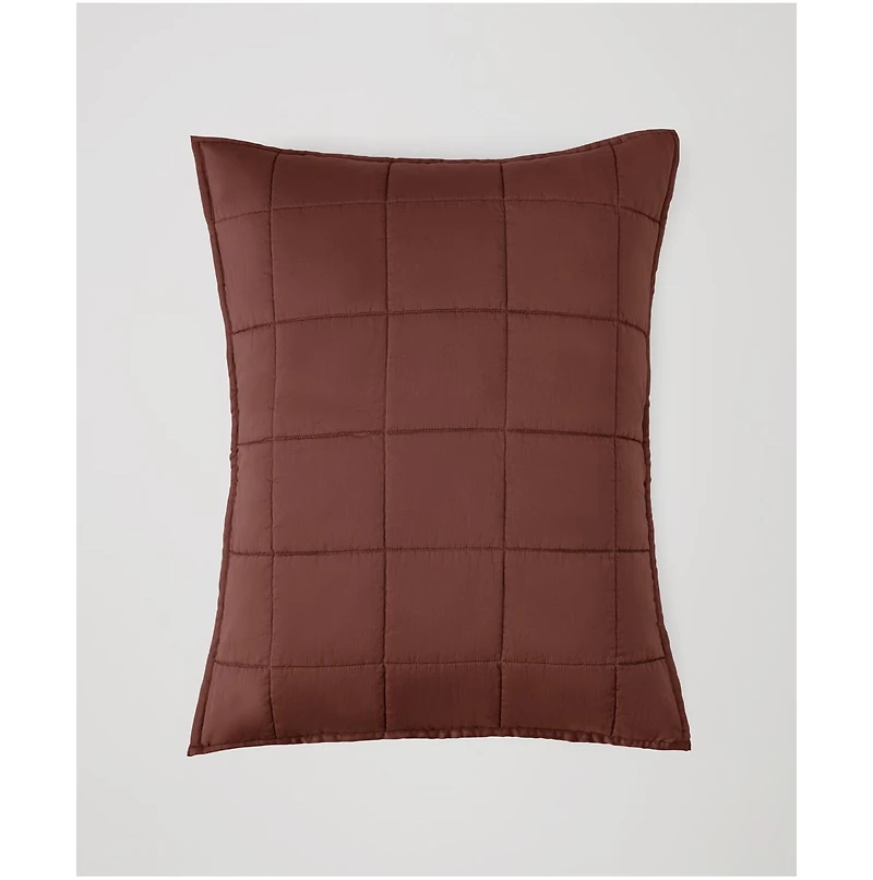 Pact Organic Quilted Sham 2-Pack