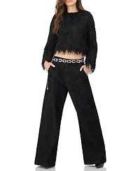 Ivonne Women's Straight Fit Round Neck Blouse