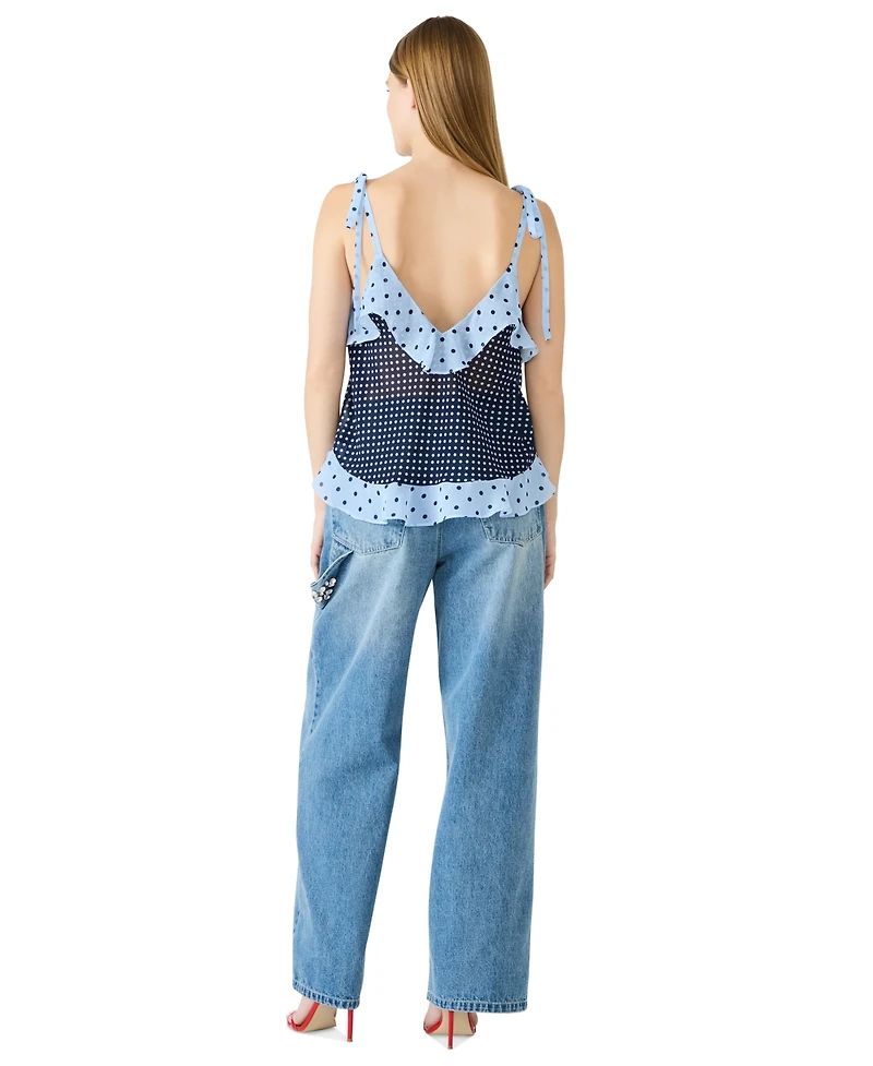 Steve Madden Women's Adalina V-Neck Top