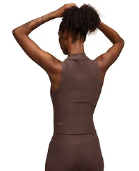 Puma Women's Cloudspun Quarter-Zip Tank Top