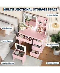 Gaomon Vanity Desk Mirror and Lights