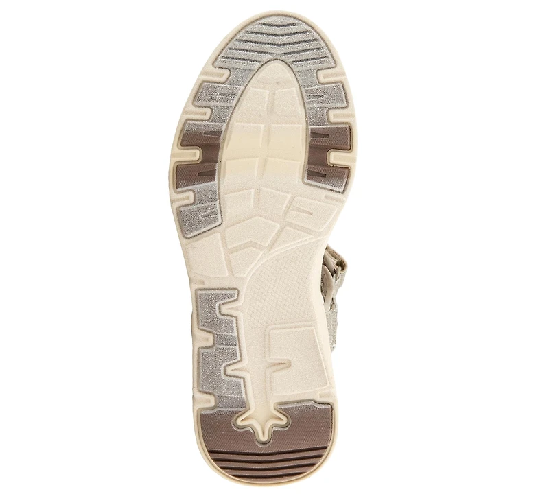 Jbu Women's Ellewood Round Toe Flat Sandals