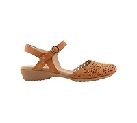 Jbu Women's Vinya Round Toe Wedge Sandals