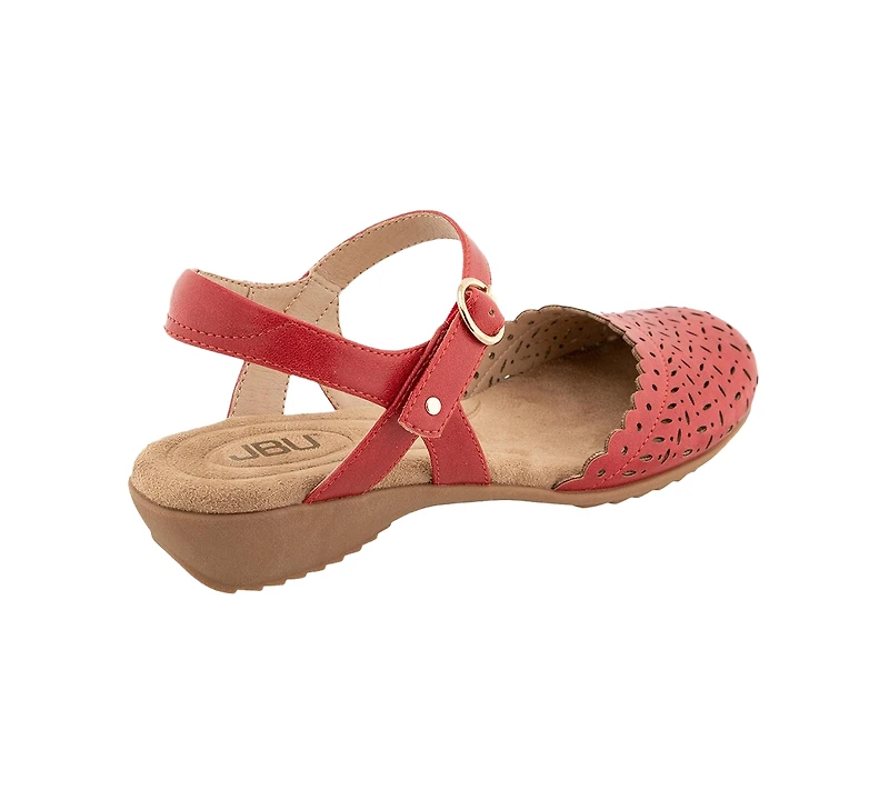 Jbu Women's Vinya Round Toe Wedge Sandals