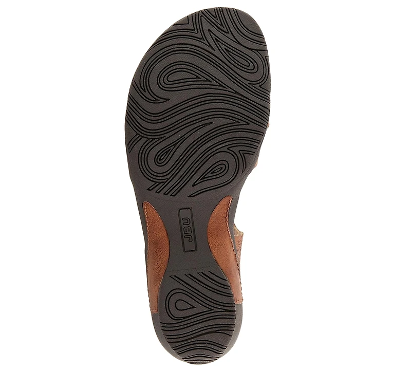 Jbu Women's Gracie Casual Wedge Sandals