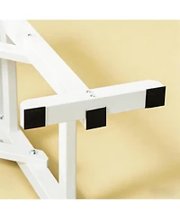 Aostirmotor Convenient Pet Ram Dog Ramp in Grey and White