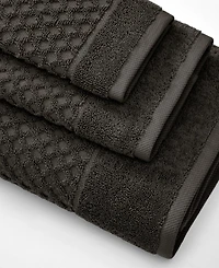 Linery & Co. Quick-Drying Cotton Diamond Waffle Textured 2-Piece Bath Sheet Set