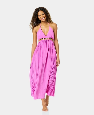 Anne Cole Women's Maxi Jeweled Cover-Up Swim Dress