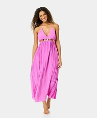 Anne Cole Women's Maxi Jeweled Cover-Up Swim Dress