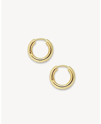 Machete Petite Hoops in Gold