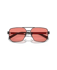 Prada Linea Rossa Men's Pilot Sunglasses, Ps 51ZS
