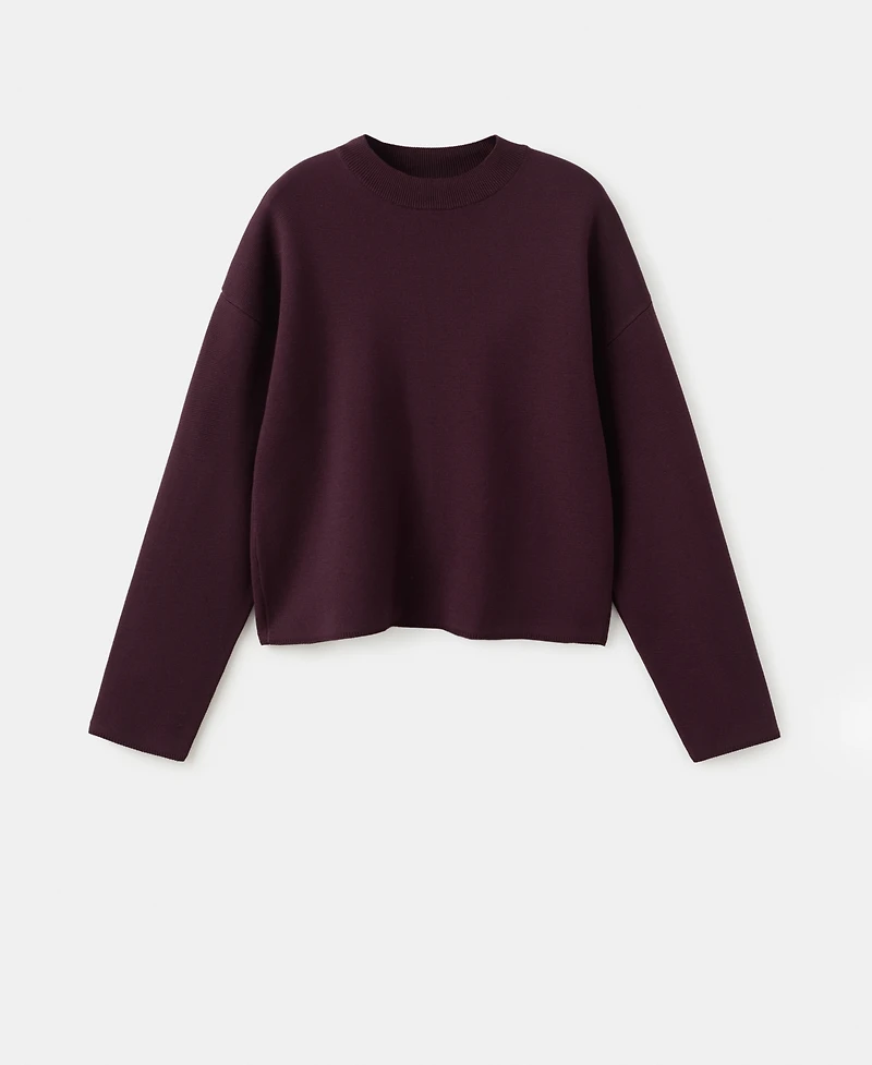 Mango Women's Round-Neck Knitted Sweater