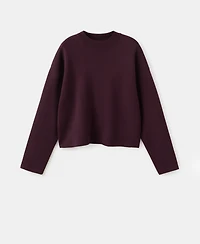 Mango Women's Round-Neck Knitted Sweater
