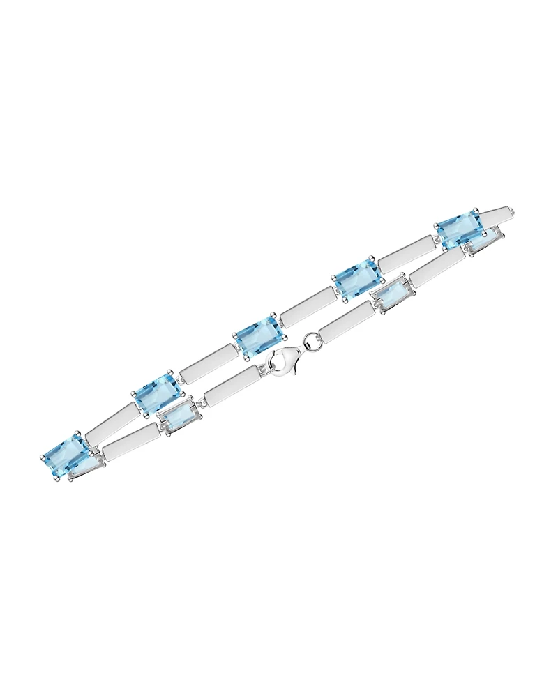 Macy's Lab-Grown Amethyst (2.2 ct. t.w.) Bracelet Sterling Silver (Also Available Multi-Stones)