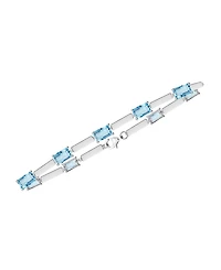 Macy's Lab-Grown Amethyst (2.2 ct. t.w.) Bracelet Sterling Silver (Also Available Multi-Stones)