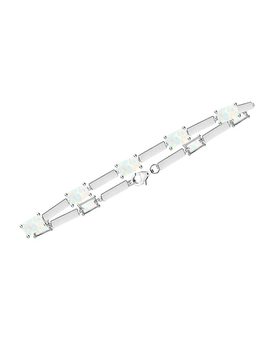 Macy's Lab-Grown Amethyst (2.2 ct. t.w.) Bracelet Sterling Silver (Also Available Multi-Stones)