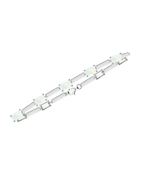 Macy's Lab-Grown Amethyst (2.2 ct. t.w.) Bracelet Sterling Silver (Also Available Multi-Stones)