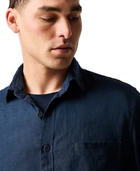 Rodd Gunn Men's Coromandel Linen Long Sleeve Slim Fit Shirt
