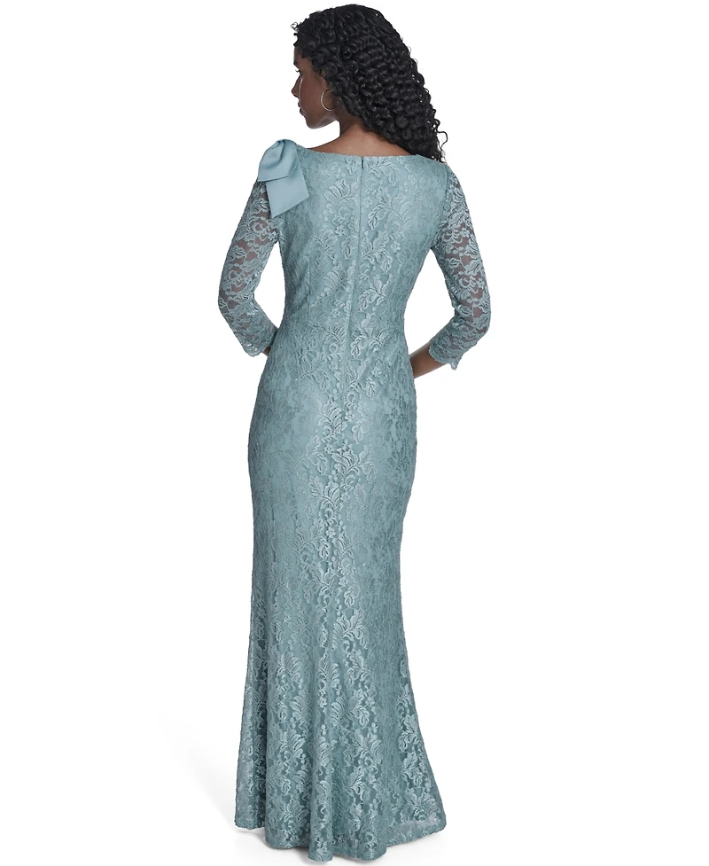 Jessica Howard Women's V-Neck Sheath Gown