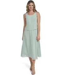 Jessica Howard Women's Swing Inset Waist Dress