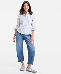 On 34th Women's Tie Back Button Down Shirt, Macy's Exclusive