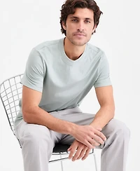 Alfani Men's Mercerized Cotton Short Sleeve Crewneck T-Shirt, Created for Macy's