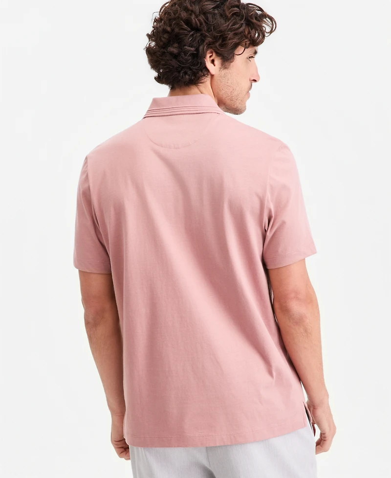 Alfani Men's Regular-Fit Mercerized Polo Shirt, Created for Macy's