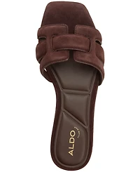 Aldo Women's Elenaria Square Toe Flat Sandals