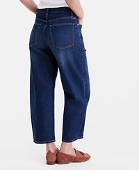 On 34th Women's Utility-Pocket Cropped Barrel-Leg Jeans, Macy's Exclusive