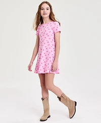 Epic Threads Girls' Xs-xl Butterfly-Print Knit Dress, Macy's Exclusive