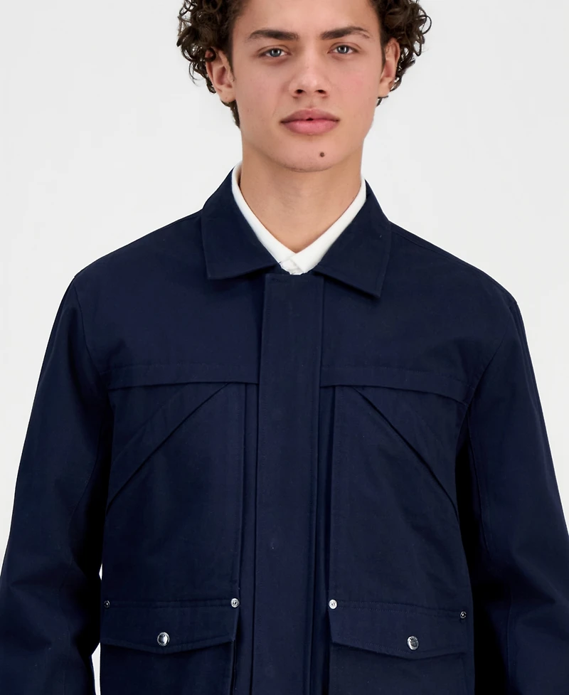 Guess Men's Cavalry Twill Pocket Canvas Jacket