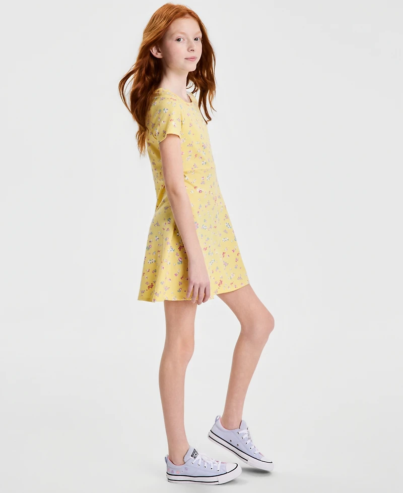 Epic Threads Girls' Xs-xl Garden Floral Printed Knit Dress, Macy's Exclusive