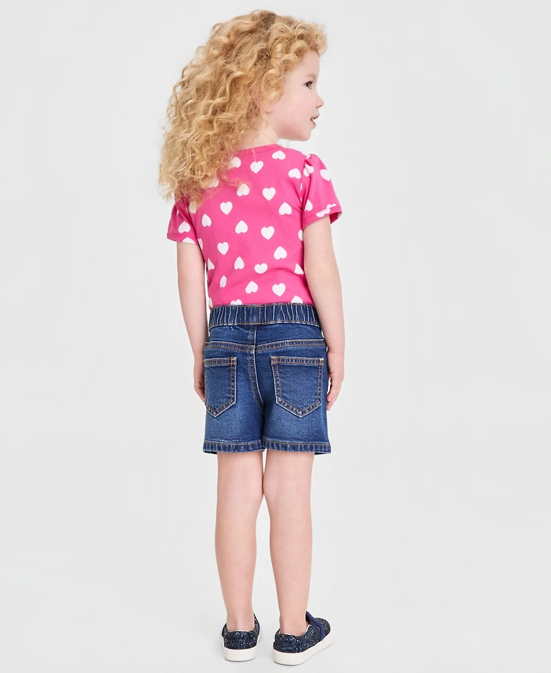 Epic Threads Girls' 12M-5T Hearts Pull-On Shorts, Macy's Exclusive