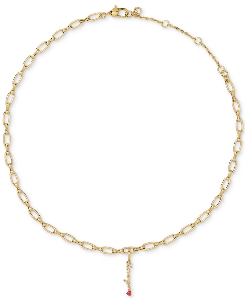 kate spade new york I Love You Gold-Tone Charm Pendant