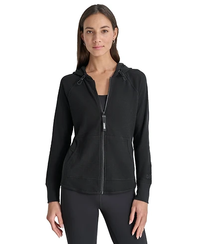 Dkny Women's Sport Zip-Front Hoodie Jacket