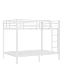 Streamdale Furniture Metal Full Over Full Bunk Bed, Space-Saving
