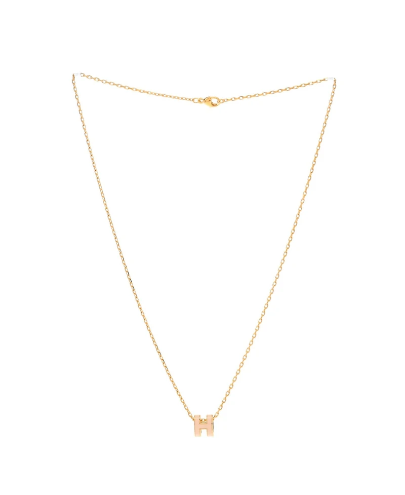 Pre-Owned HERMES Pop H Pendant Chain Necklace