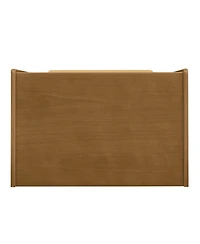 Streamdale Furniture Mid Century Modern Nightstand with Charging Station & 2 Drawers