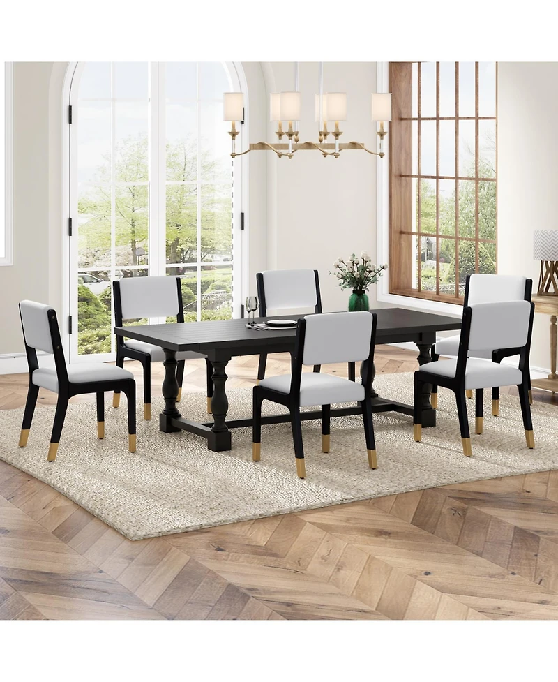 Streamdale Furniture Modern Farmhouse Dining Chairs, Set of 2