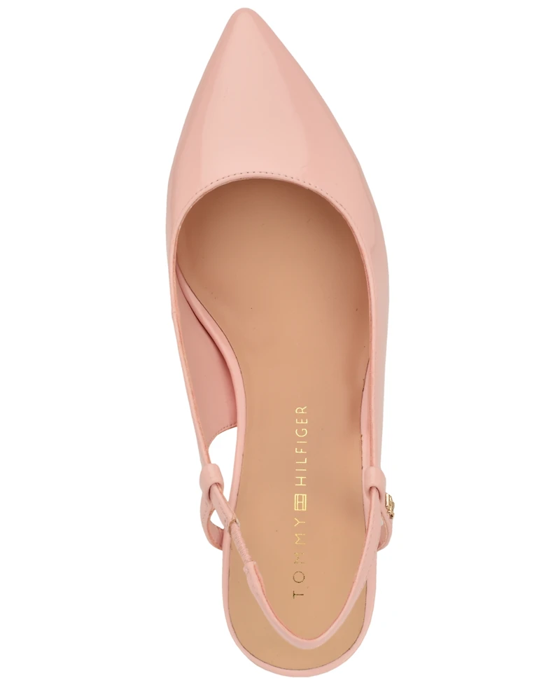 Tommy Hilfiger Women's Jezibee Block Heel Dress Slingback Pumps