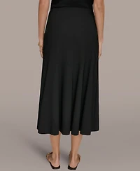 Donna Karan Weekend Women's Flare High-Low Skirt