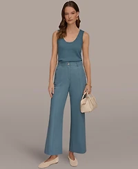 Donna Karan Weekend Women's High-Rise Pintuck Trousers